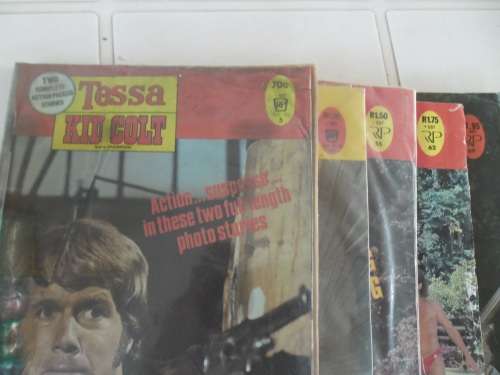 Rare 5 - well used Tessa Kid Colt fotoverhale comics