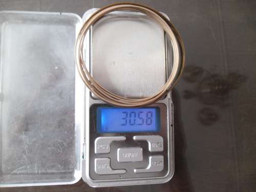 7 -  stamped 9ct gold bangels please read description below