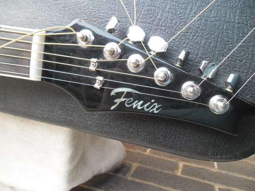 vintage Fenix Electro Acoustic Guitar 6511276 model EA-90 FBU with case collection only