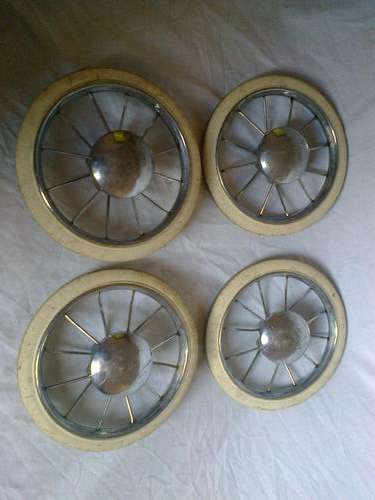 Vintage Pram Wheels