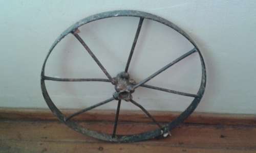 Vintage Steel Wheel 630mm