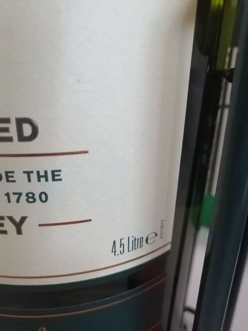 4.5liter JAMESON Irish Whiskey in Cradle