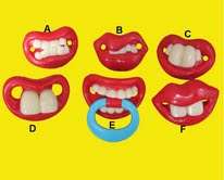 Novelty Dummies / Funny lips and teeth