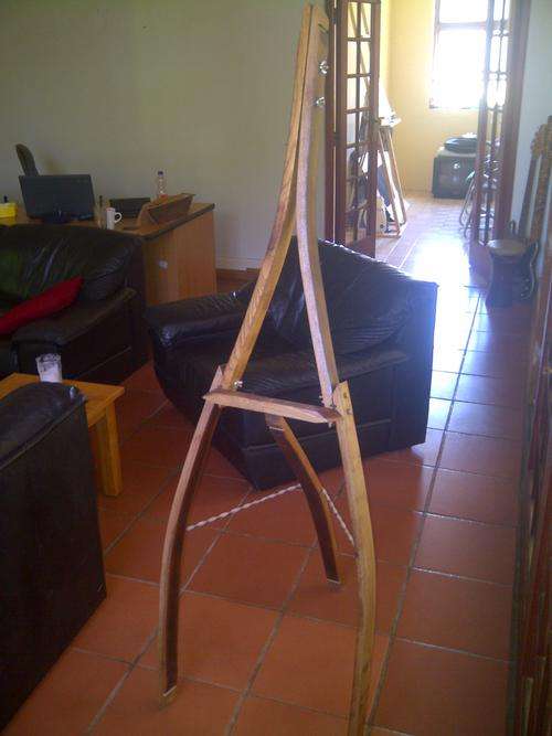 French Oak Artists display easel