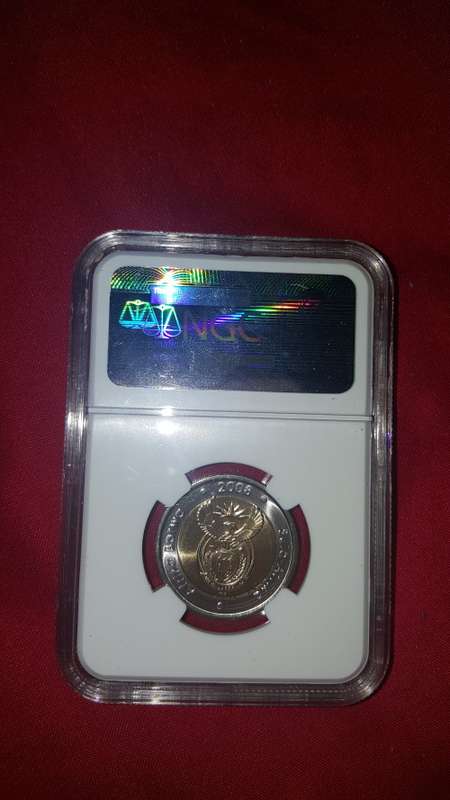 Nelson Mandela 2008 Birthday R5  MS66 NGC Graded