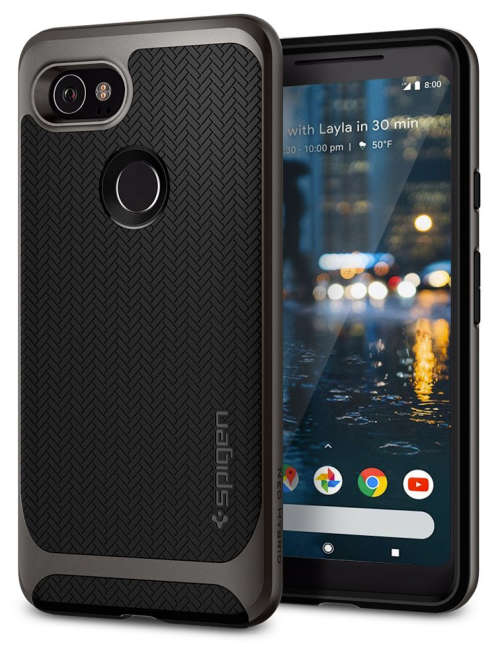 GOOGLE PIXEL 2 XL PREMIUM NEO HYBRID CASE GUNMETAL SPIGEN | INSTOCK
