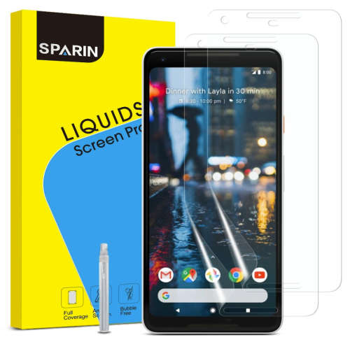 GOOGLE PIXEL 2 XL LIQUID SKIN SCREEN PROTECTOR 2PK SPARIN | INSTOCK