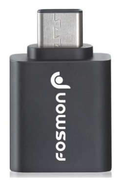 USB-C TO USB 3.0 OTG ADAPTOR BLACK FOSMON | INSTOCK