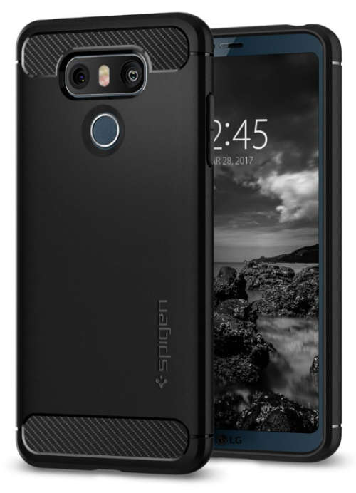 LG G6 PREMIUM RUGGED CASE BLACK SPIGEN | INSTOCK