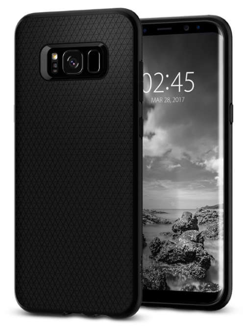 SAMSUNG GALAXY S8 PREMIUM SLIM LIQUID AIR CASE BLACK SPIGEN | INSTOCK