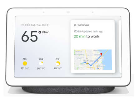 GOOGLE HOME HUB CHARCOAL | INSTOCK