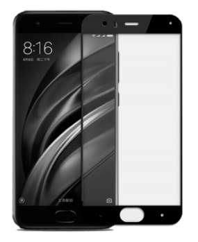 XIAOMI MI 6 PREMIUM TEMPERED GLASS SCREEN PROTECTOR BLACK | INSTOCK