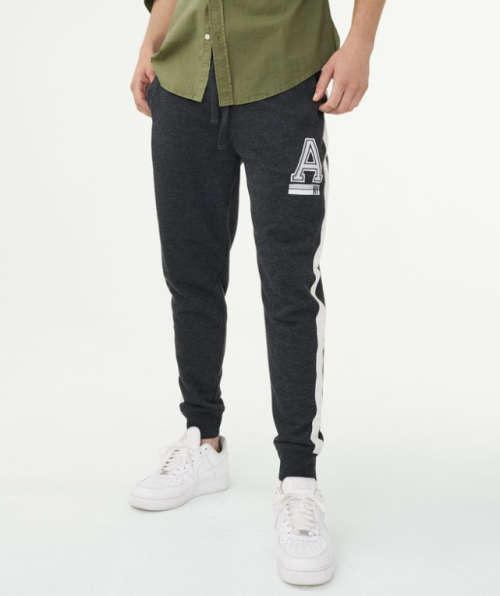 "A" NY STRIPED JOGGER SWEATPANTS | AEROPOSTALE