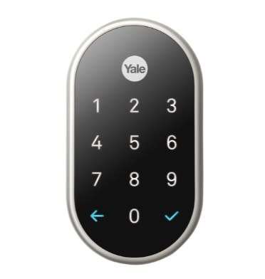 GOOGLE NEST x YALE LOCK SATIN NICKEL | INSTOCK