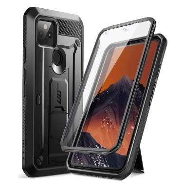 GOOGLE PIXEL 5 FULL BODY RUGGED PROTECTIVE CASE BLACK SUPCASE | INSTOCK