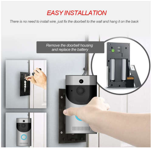 WIRELESS SMART DOORBELL SECURITY CAMERA & CHIME | INSTOCK