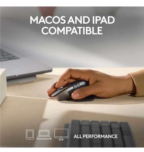 LOGITECH MX MASTER 3S WIRELESS MOUSE MAC EDITION SPACE GRAY | INSTOCK