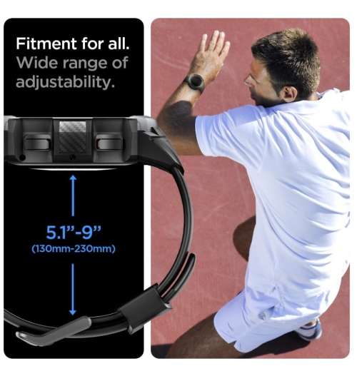 SAMSUNG GALAXY WATCH 4 CLASSIC PREMIUM RUGGED ARMOR PRO CASE 46MM BLACK SPIGEN | INSTOCK