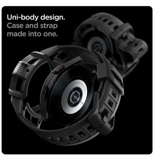 SAMSUNG GALAXY WATCH 4 CLASSIC PREMIUM RUGGED ARMOR PRO CASE 46MM BLACK SPIGEN | INSTOCK