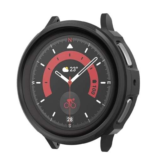 SAMSUNG GALAXY WATCH 5 PRO PREMIUM LIQUID AIR ARMOR CASE 45MM MATTE BLACK SPIGEN | INSTOCK