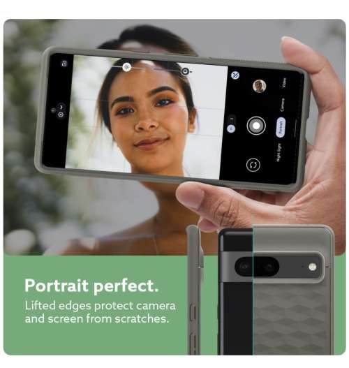 GOOGLE PIXEL 7 PREMIUM PARALLAX SERIES PROTECTIVE CASE ASH GRAY CASEOLOGY | INSTOCK