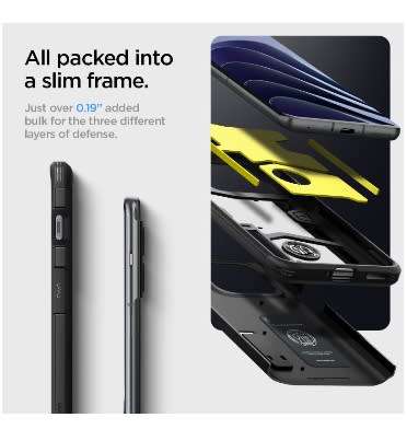 ONEPLUS 10 PRO PREMIUM TOUGH ARMOR CASE BLACK SPIGEN | INSTOCK