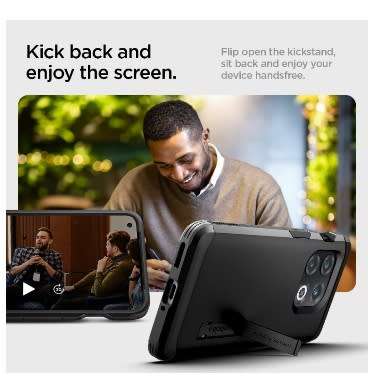 ONEPLUS 10 PRO PREMIUM TOUGH ARMOR CASE BLACK SPIGEN | INSTOCK