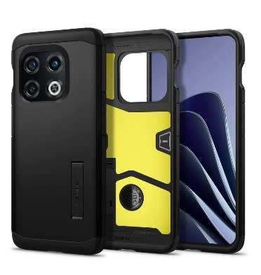 ONEPLUS 10 PRO PREMIUM TOUGH ARMOR CASE BLACK SPIGEN | INSTOCK