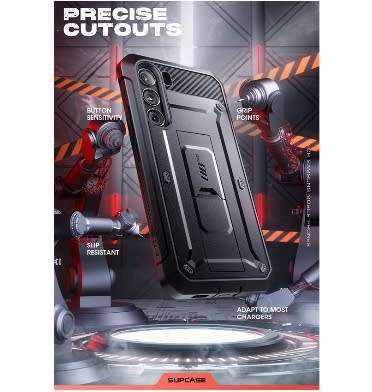 SAMSUNG GALAXY S23+ FULL BODY RUGGED PROTECTIVE CASE BLACK | SUPCASE