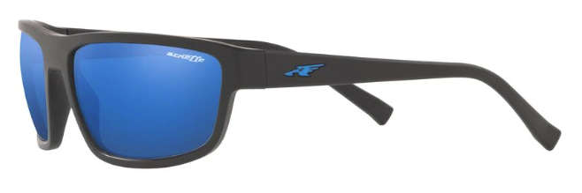 ARNETTE 0AN4259 MATTE BLACK/MIRROR BLUE MENS SUNGLASSES