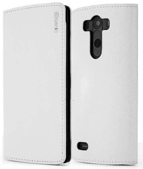 LG G3 Premium Flip Cover Case | Ultra Low Profile | White | INSTOCK