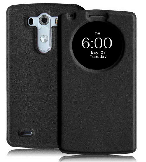 LG G3 Premium Smart Circle Case | Ultra Slim | Black | FREE POSTAGE