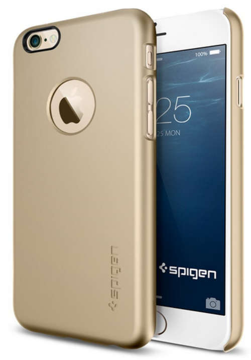 iPhone 6 Premium Ultra Slim Case with Apple Logo View | Champagne Gold | INSTOCK