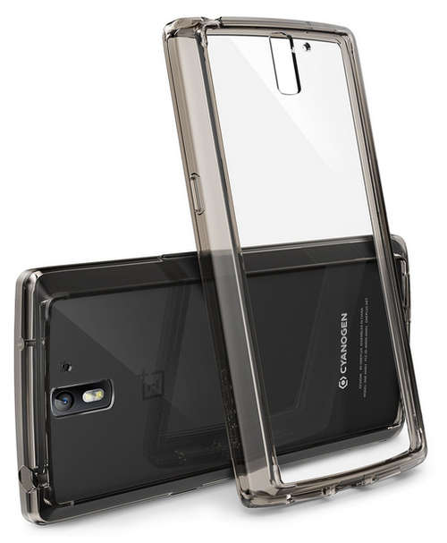 OnePlus One Premium Fusion Case & Screen Protector | Clear/Smoke Black | INSTOCK