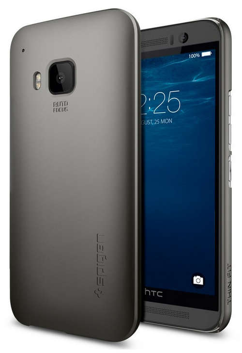 HTC One M9 Premium Slim Case | Thin Fit | Gunmetal | INSTOCK