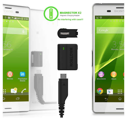 SONY XPERIA MAGNETIC CHARGING ADAPTER FOR Z1/Z2/Z3 BLACK | 2015 VERSION | INSTOCK