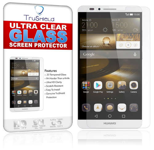 HUAWEI ASCEND MATE 7 PREMIUM TEMPERED GLASS SCREEN PROTECTOR 9H | TRU SHIELD | INSTOCK