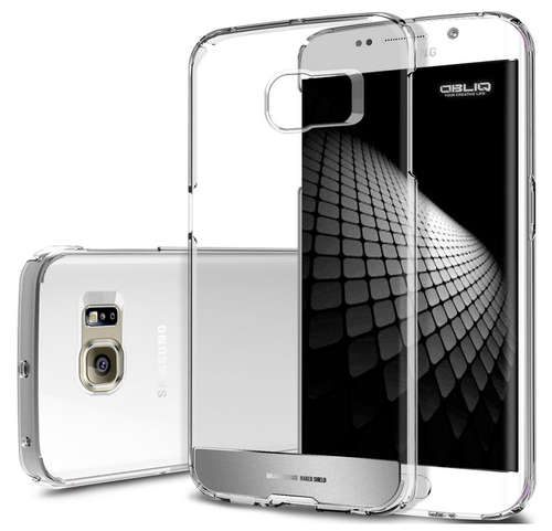 Samsung Galaxy S6 Edge Premium Naked Shield Case | Thin Fit | Satin Silver / Clear | INSTOCK
