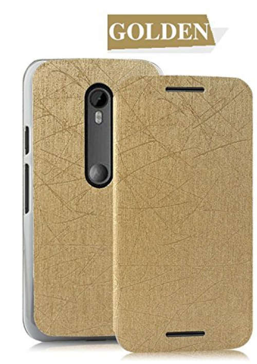 MOTO G 3RD GEN RAIN-STYLE CASE | GOLD | IVSO | INSTOCK