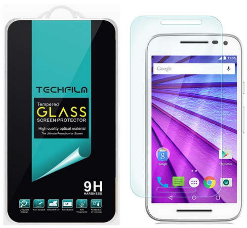 MOTO G 3RD GEN PREMIUM TEMPERED GLASS SCREEN PROTECTOR 9H | TECHFILM | INSTOCK
