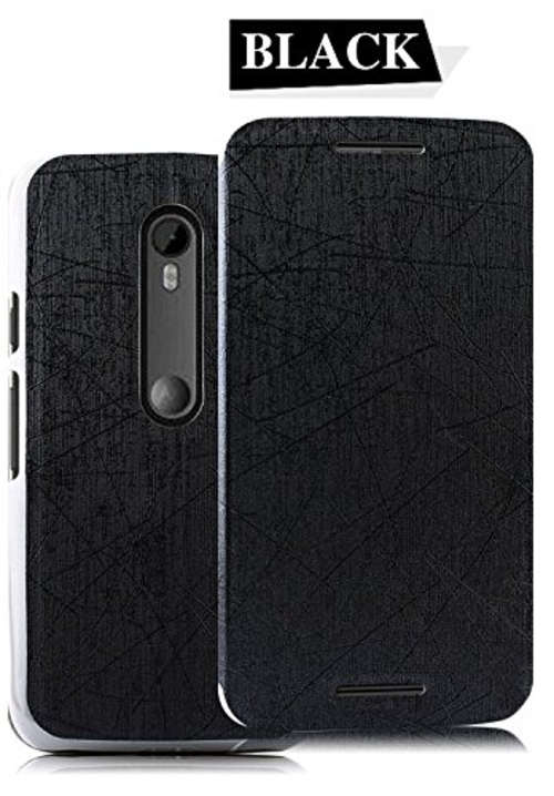MOTO G 3RD GEN RAIN-STYLE CASE | BLACK | IVSO | INSTOCK