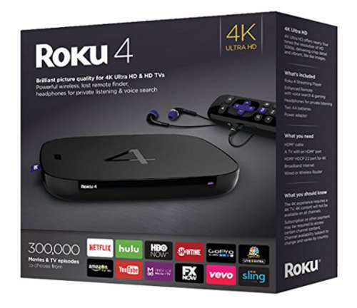 ROKU 4 [4400R] 4K UHD STREAMING MEDIA PLAYER | INSTOCK