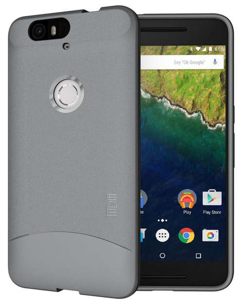 NEXUS 6P PREMIUM ULTRA SLIM ARCH CASE MATTE GRAY | TUDIA | INSTOCK