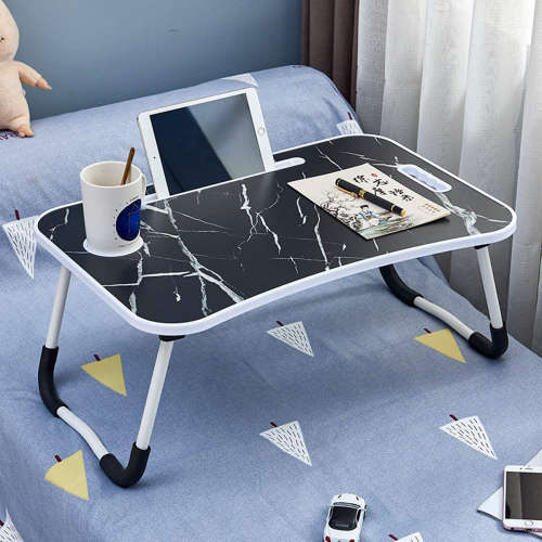 Smart Multifunctional Portable with Tablet and Cup Holder -Marble Finish