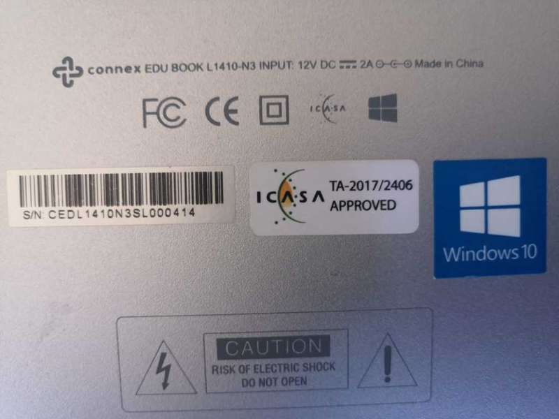 Connex L1410 EDU Book Celeron Laptop