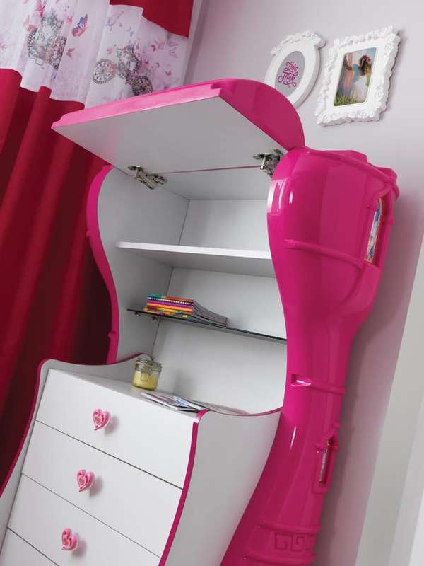 ABS Plastic Princess Castle Chest of Drawers