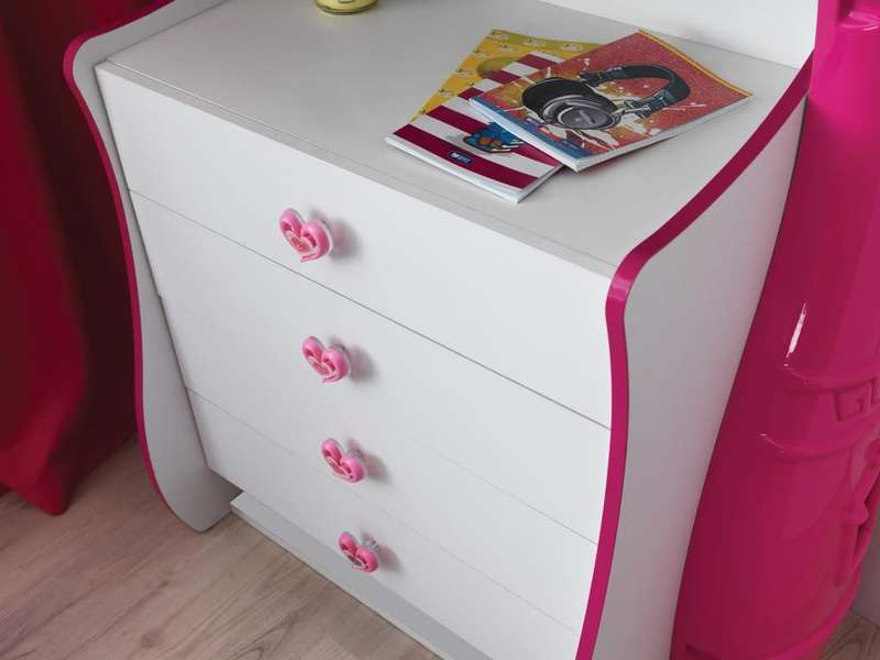 ABS Plastic Princess Castle Chest of Drawers