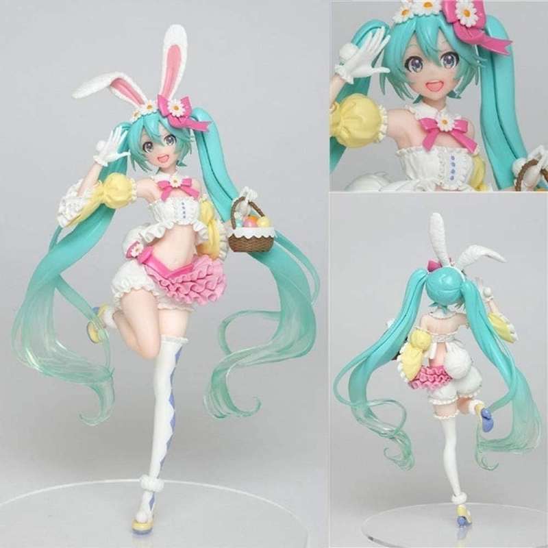 Hatsune Miku Cute Bunny Girl Figureines