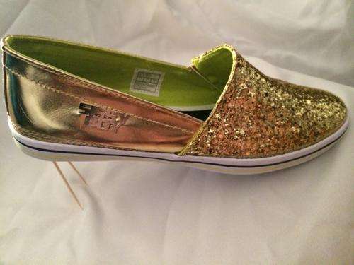 SISSY BOY - GLIDER SLIP ON - LADIES SIZE 4 GOLD - 100% ORIGINAL - BRAND NEW - OPENING SPECIAL