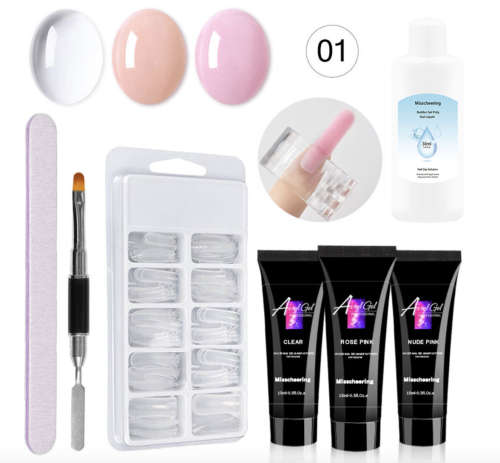 3 Color Polygel Nail Kit